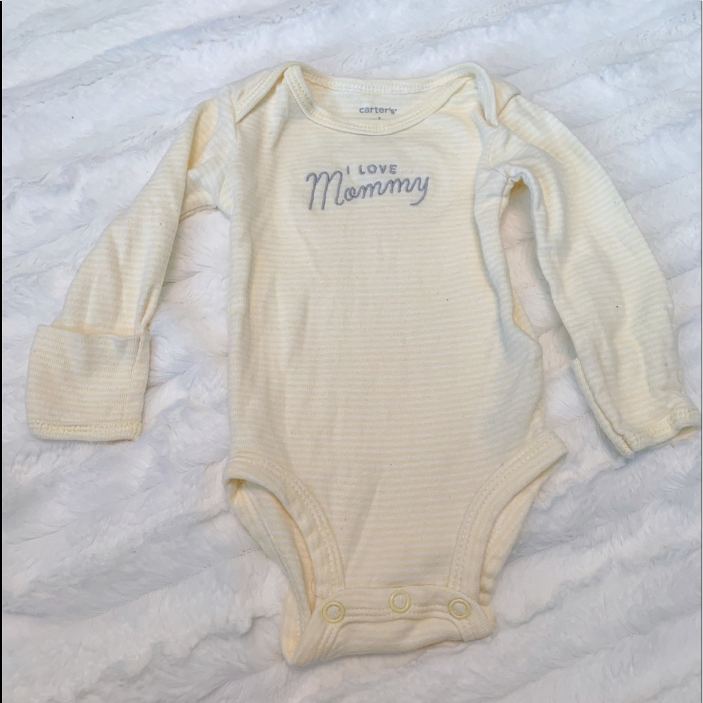 NB Carter’s Long Sleeve Onesie